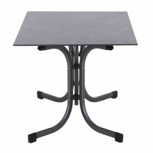 Gartentisch >Sola< in anthrazit, dark stone - 120x70x80 (BxHxT)