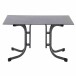 Gartentisch >Sola< in anthrazit, dark stone - 120x70x80 (BxHxT)