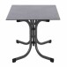 Gartentisch >Sola< in anthrazit, dark stone - 120x70x80 (BxHxT)