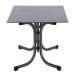 Gartentisch >Sola< in anthrazit, dark stone - 120x70x80 (BxHxT)
