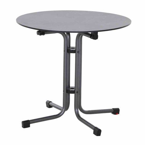 Gartentisch >Sola< in matt-anthrazit, dark stone - 70x80 (HxD)