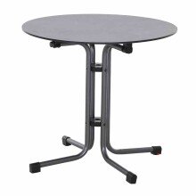 Gartentisch >Sola< in matt-anthrazit, dark stone -...