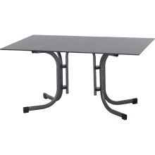 Klapptisch >Sola< in matt-anthrazit, dark stone -...