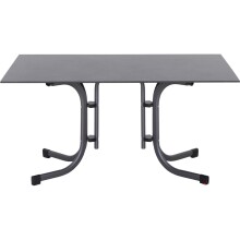 Klapptisch >Sola< in matt-anthrazit, dark stone - 140x70x90 (BxHxT)