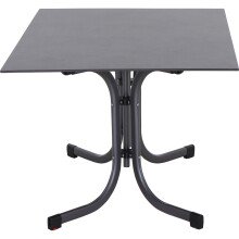 Klapptisch >Sola< in matt-anthrazit, dark stone - 140x70x90 (BxHxT)