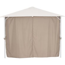 Pavillonseitenteil >Phoenix< (4er-Set ) in taupe -...