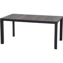 Gartentisch >Silva< in matt anthrazit, washed grey...