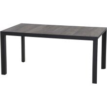 Gartentisch >Silva< in matt anthrazit, washed grey...