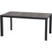 Gartentisch >Silva< in matt anthrazit, washed grey - 160,5x74x90 (BxHxT)