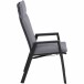 Gartenstuhl >Valencia< in matt anthrazit, silber-schwarz - 68x112x59 (BxHxT)