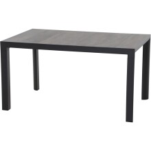 Gartentisch >Silva< in matt anthrazit, washed grey...