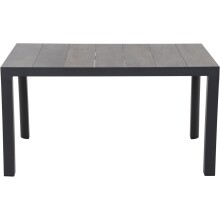 Gartentisch >Silva< in matt anthrazit, washed grey...