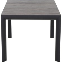 Gartentisch >Silva< in matt anthrazit, washed grey - 140x74x90 (BxHxT)