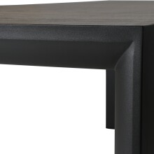 Gartentisch >Silva< in matt anthrazit, washed grey - 140x74x90 (BxHxT)