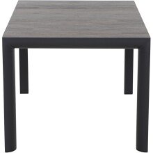 Gartentisch >Silva< in matt anthrazit, washed grey - 140x74x90 (BxHxT)