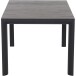 Gartentisch >Silva< in matt anthrazit, washed grey - 140x74x90 (BxHxT)