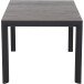 Gartentisch >Silva< in matt anthrazit, washed grey - 140x74x90 (BxHxT)