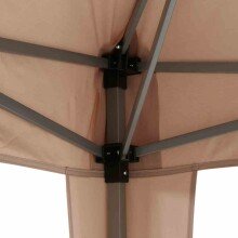 Pavillon >Starter< in grau, taupe - 300x260x300 (BxHxT)