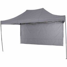 Pavillon >Allrounder< in grau - 300x330x450 (BxHxT)
