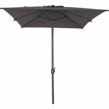 Sonnenschirm >Isa< in anthrazit - 200x255x300 (BxHxT)