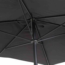 Sonnenschirm >Isa< in anthrazit - 200x255x300 (BxHxT)