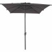 Sonnenschirm >Isa< in anthrazit - 200x255x300 (BxHxT)