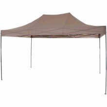 Pavillon >Allrounder< in grau, taupe - 300x330x450...