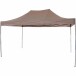 Pavillon >Allrounder< in grau, taupe - 300x330x450 (BxHxT)