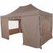 Pavillon >Allrounder< in grau, taupe - 300x330x450 (BxHxT)
