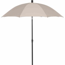 Sonnenschirm >City< in anthrazit, natur - 180x235x180 (BxHxT)