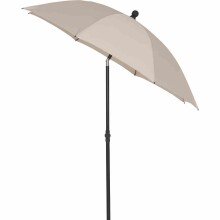 Sonnenschirm >City< in anthrazit, natur - 180x235x180 (BxHxT)