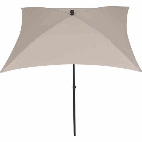 Sonnenschirm >City< in anthrazit, natur - 180x235x180 (BxHxT)