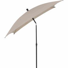 Sonnenschirm >City< in anthrazit, natur - 180x235x180 (BxHxT)