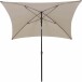Sonnenschirm >City< in anthrazit, natur - 180x235x180 (BxHxT)