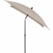 Sonnenschirm >City< in anthrazit, natur - 180x235x180 (BxHxT)