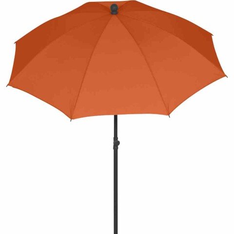 Sonnenschirm >City< in anthrazit, terracotta - 180x235x180 (BxHxT)