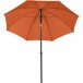 Sonnenschirm >City< in anthrazit, terracotta - 180x235x180 (BxHxT)