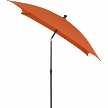 Sonnenschirm >City< in anthrazit, terracotta - 180x235x180 (BxHxT)