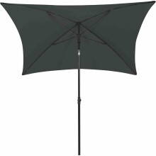 Sonnenschirm >City< in anthrazit, grau - 180x235x180 (BxHxT)