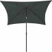 Sonnenschirm >City< in anthrazit, grau - 180x235x180 (BxHxT)