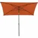 Sonnenschirm >City< in anthrazit, terracotta - 140x235x210 (BxHxT)