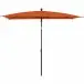 Sonnenschirm >City< in anthrazit, terracotta - 140x235x210 (BxHxT)