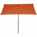 Sonnenschirm >City< in anthrazit, terracotta - 140x235x210 (BxHxT)