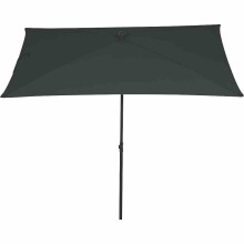 Sonnenschirm >City< in anthrazit, grau - 140x235x210 (BxHxT)