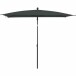 Sonnenschirm >City< in anthrazit, grau - 140x235x210 (BxHxT)