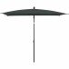 Sonnenschirm >City< in anthrazit, grau - 140x235x210 (BxHxT)