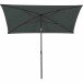 Sonnenschirm >City< in anthrazit, grau - 140x235x210 (BxHxT)
