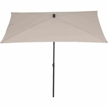 Sonnenschirm >City< in anthrazit, natur - 140x235x210 (BxHxT)