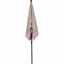 Sonnenschirm >City< in anthrazit, natur - 140x235x210 (BxHxT)
