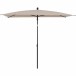 Sonnenschirm >City< in anthrazit, natur - 140x235x210 (BxHxT)